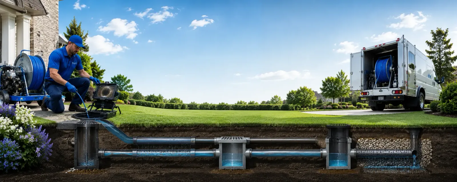 Outdoor drain cleaning information for Garden Grove, CA
